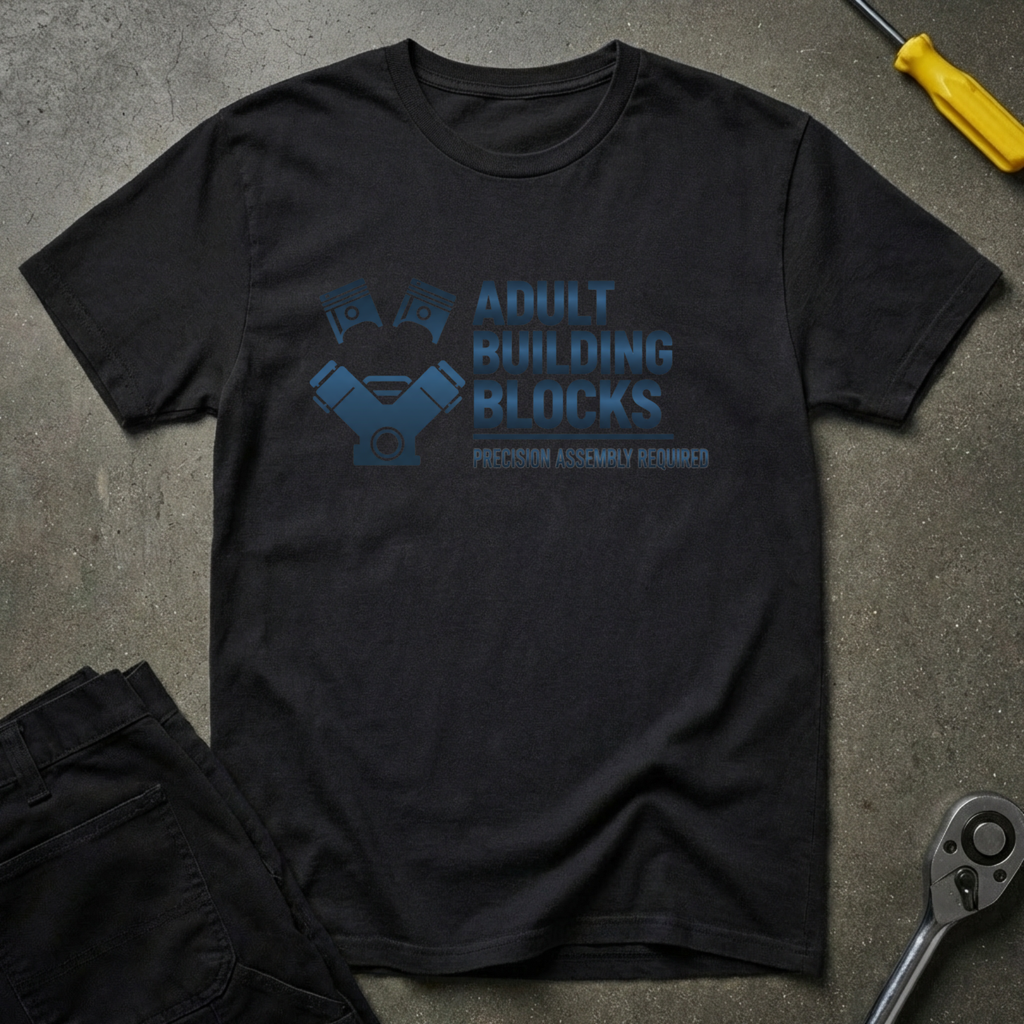 Adult Building Blocks P T-Shirt