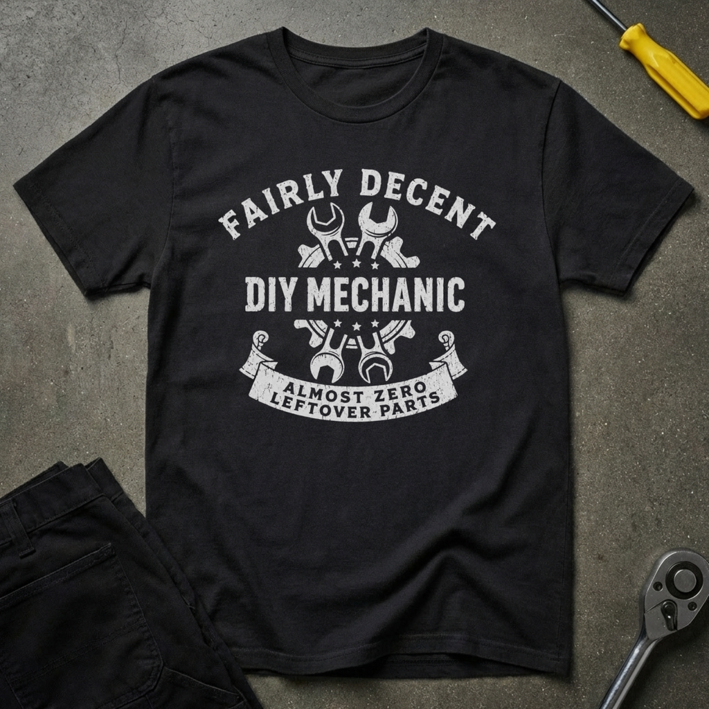 Decent DIY Mechanic T-Shirt