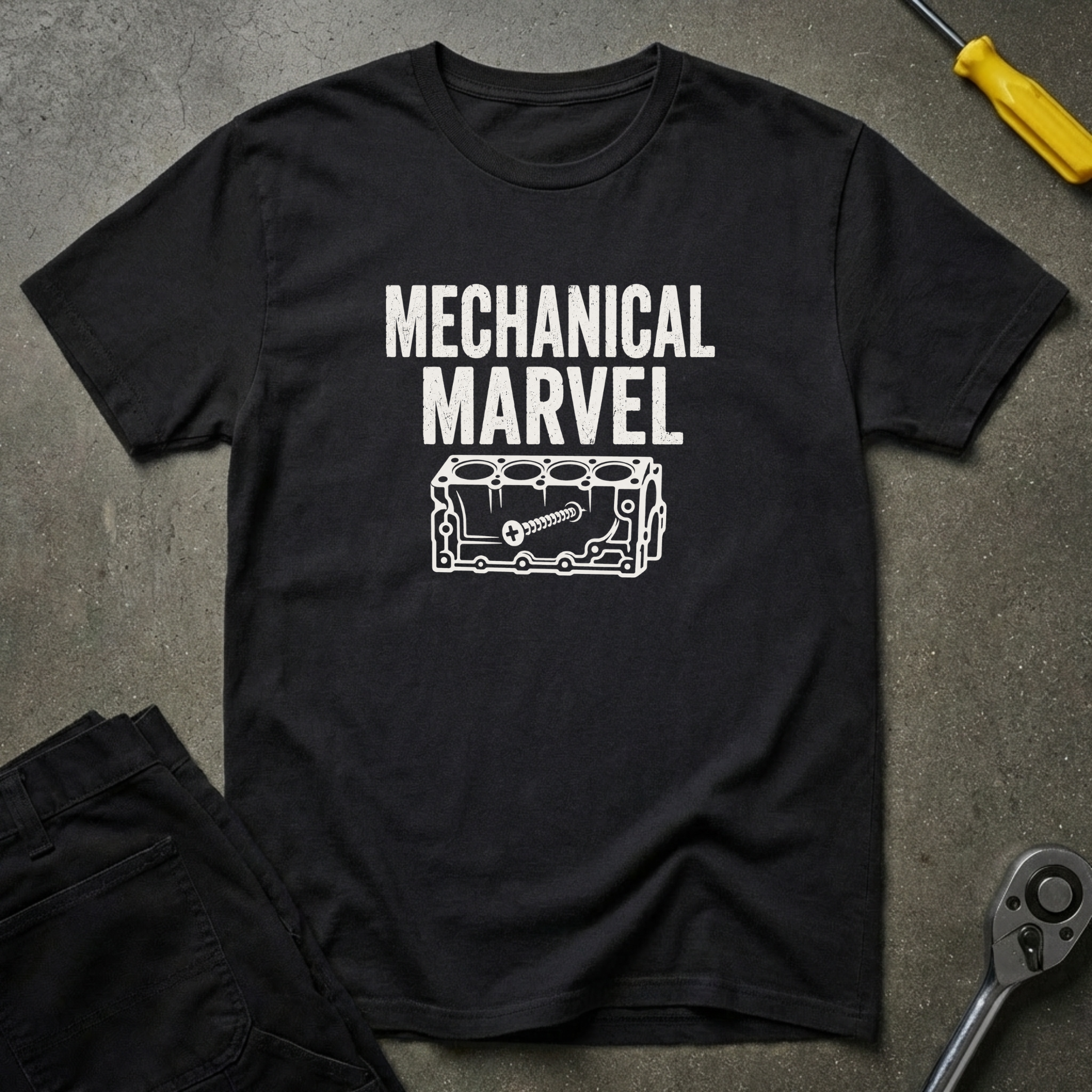 Wood Screw Marvel T-Shirt