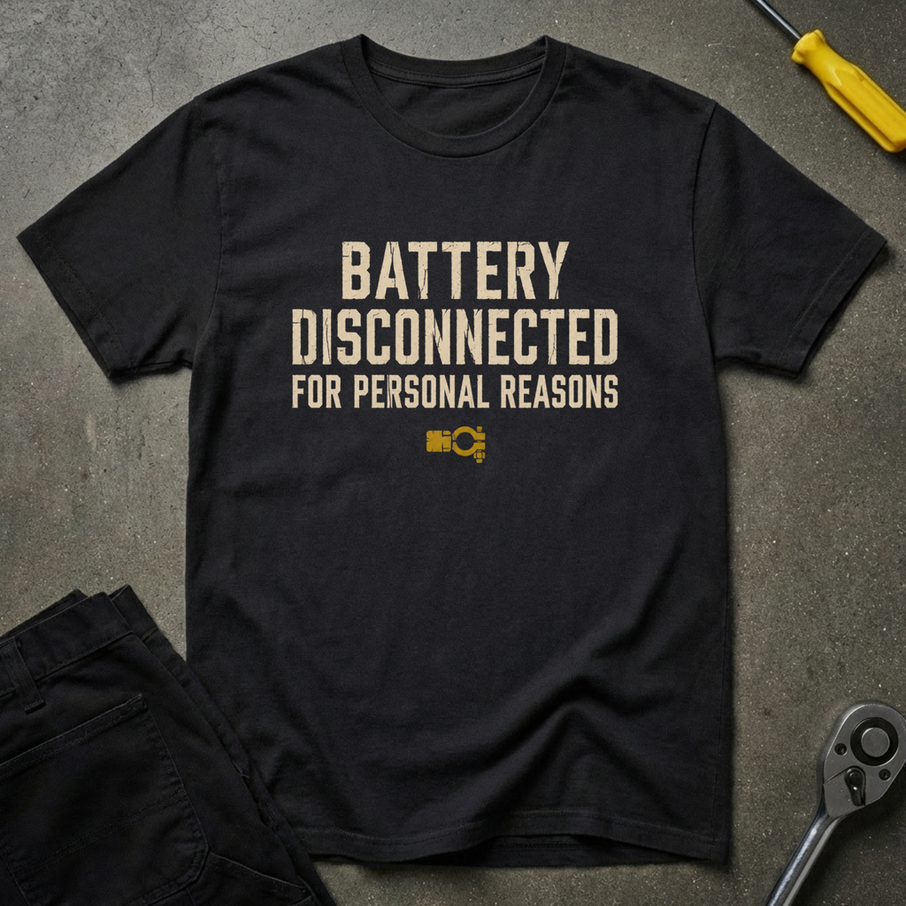 Battery Disconnected T-Shirt