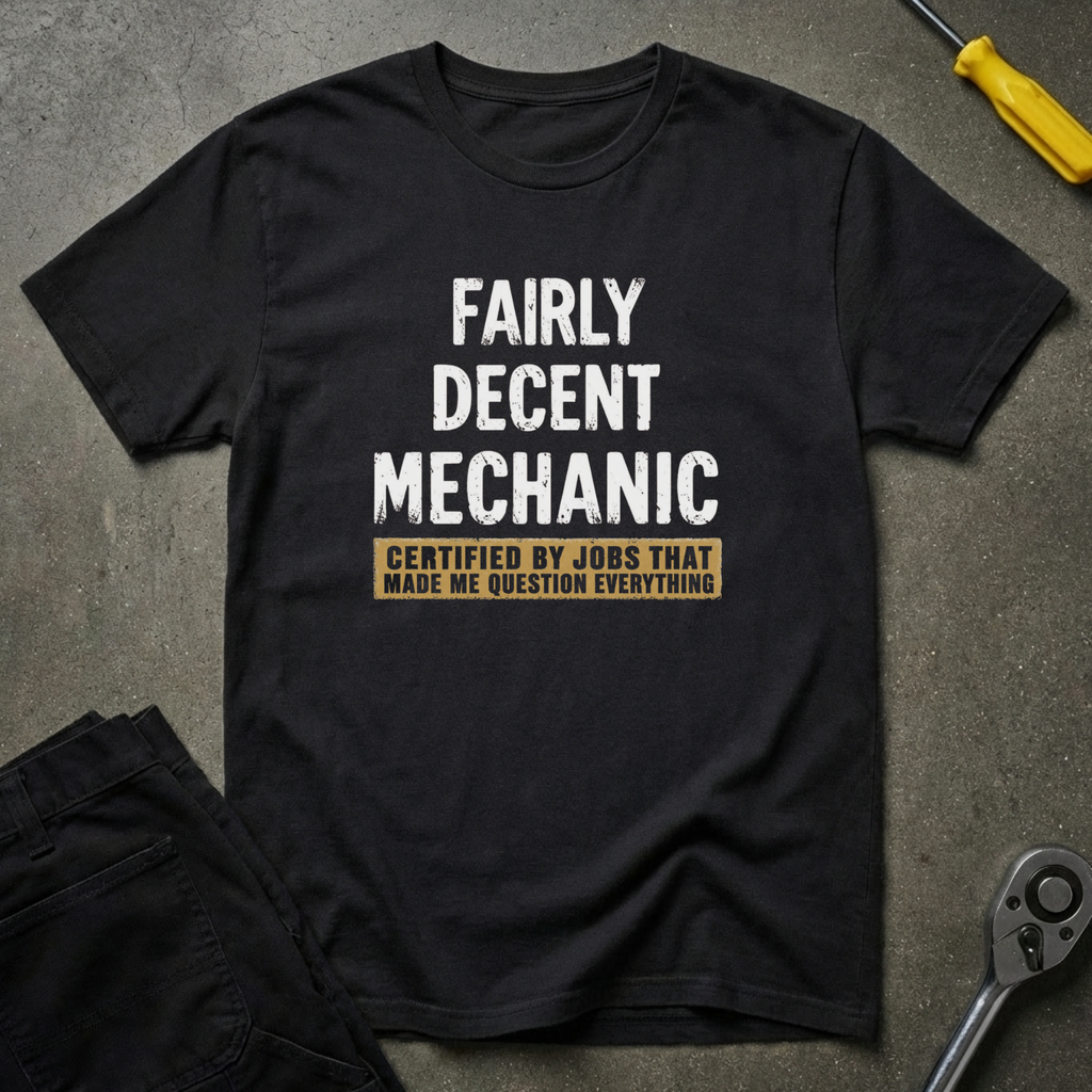 Fairly Decent... Certified Y T-Shirt