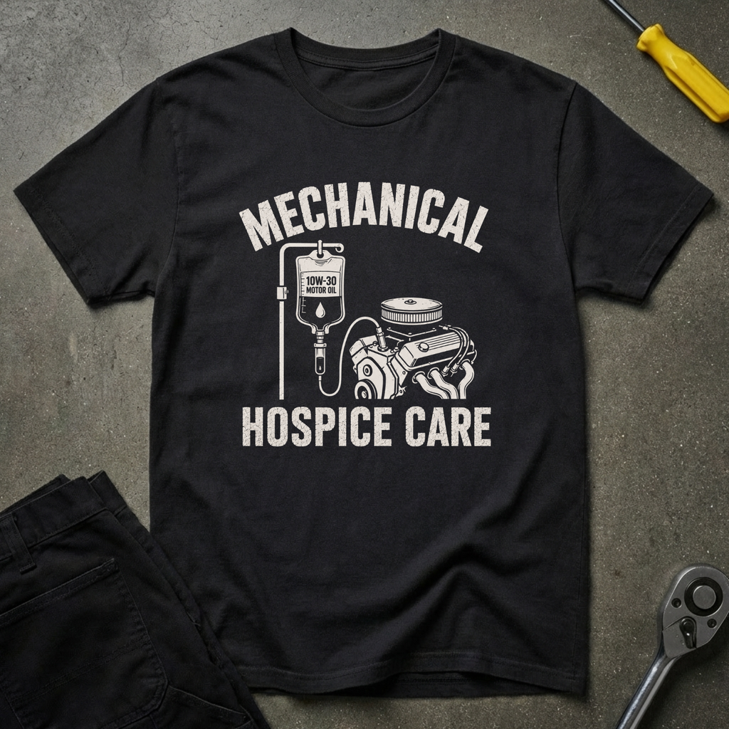 Mechanical Hospice Drip T-Shirt