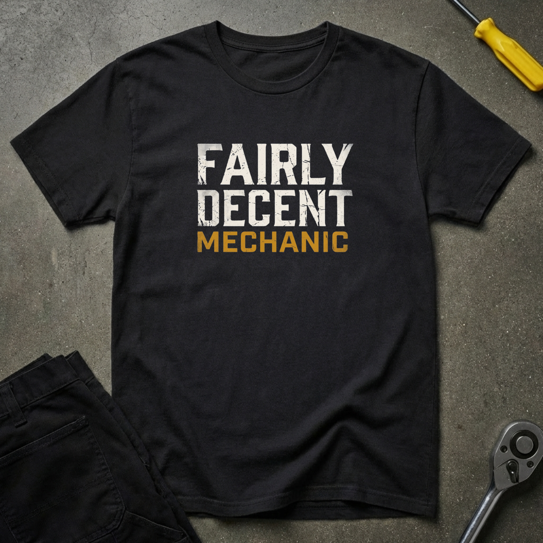 Fairly Decent Mechanic O T-Shirt
