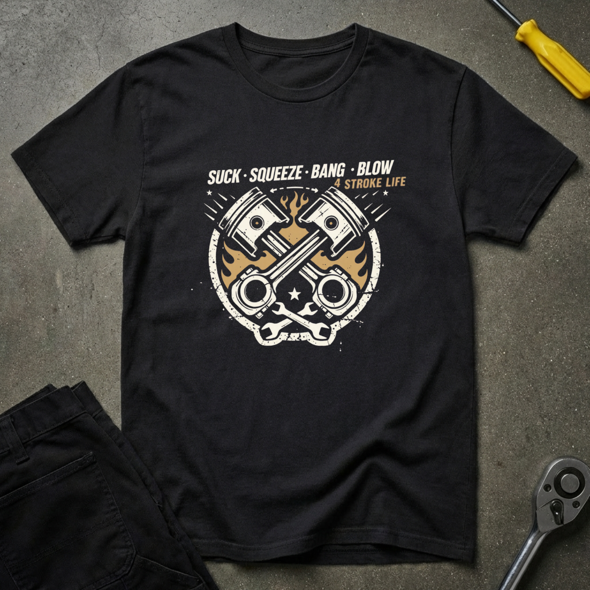 4 Stroke Life T-Shirt