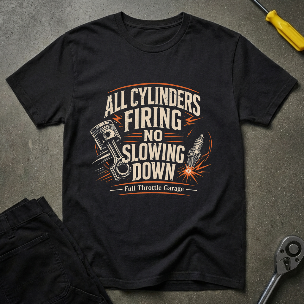 All Cylinders Firing T-Shirt