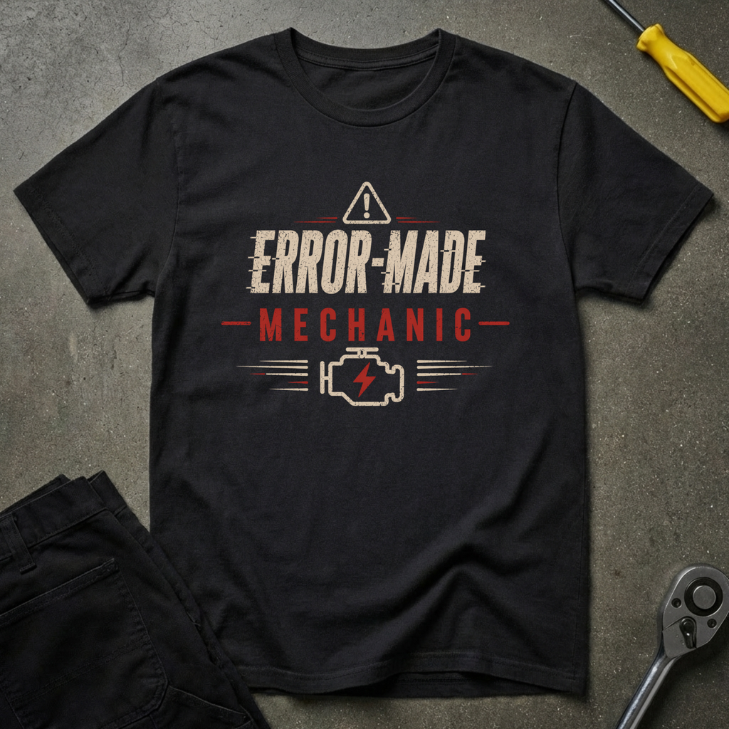 Error-Made Mechanic T-Shirt