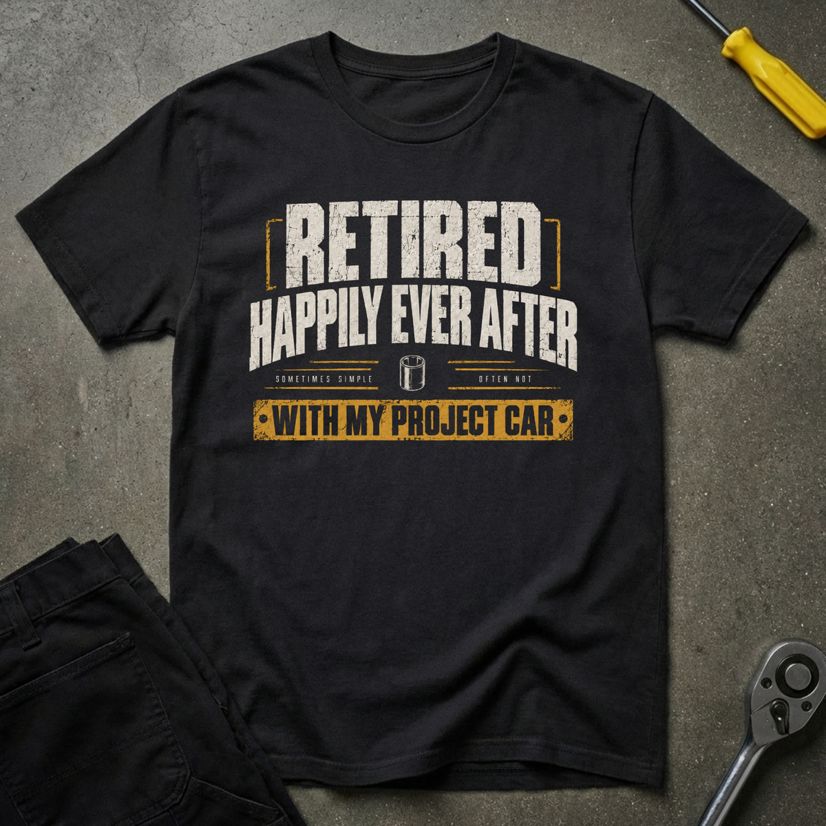 Retired Happily T-Shirt