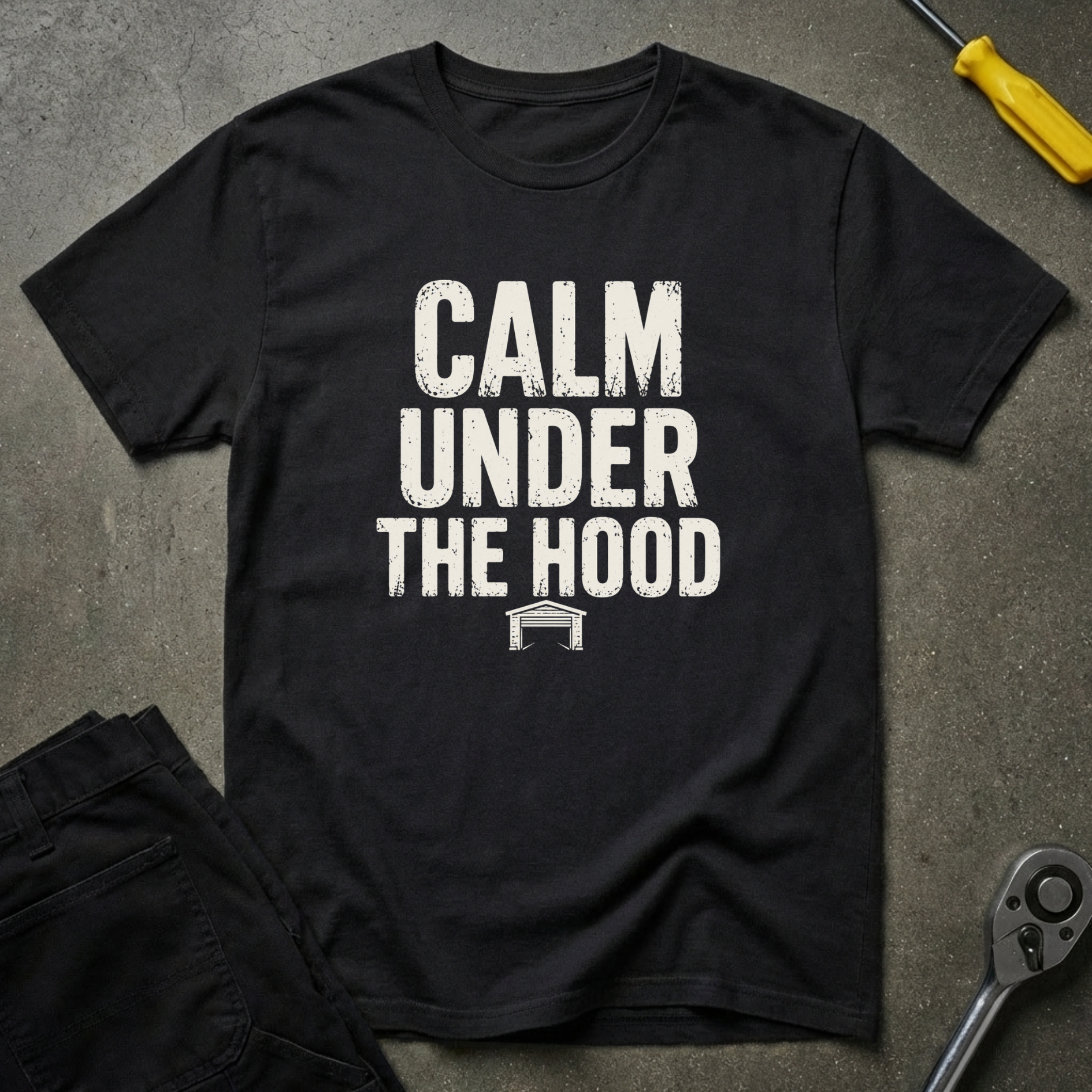 Calm Under The T-Shirt