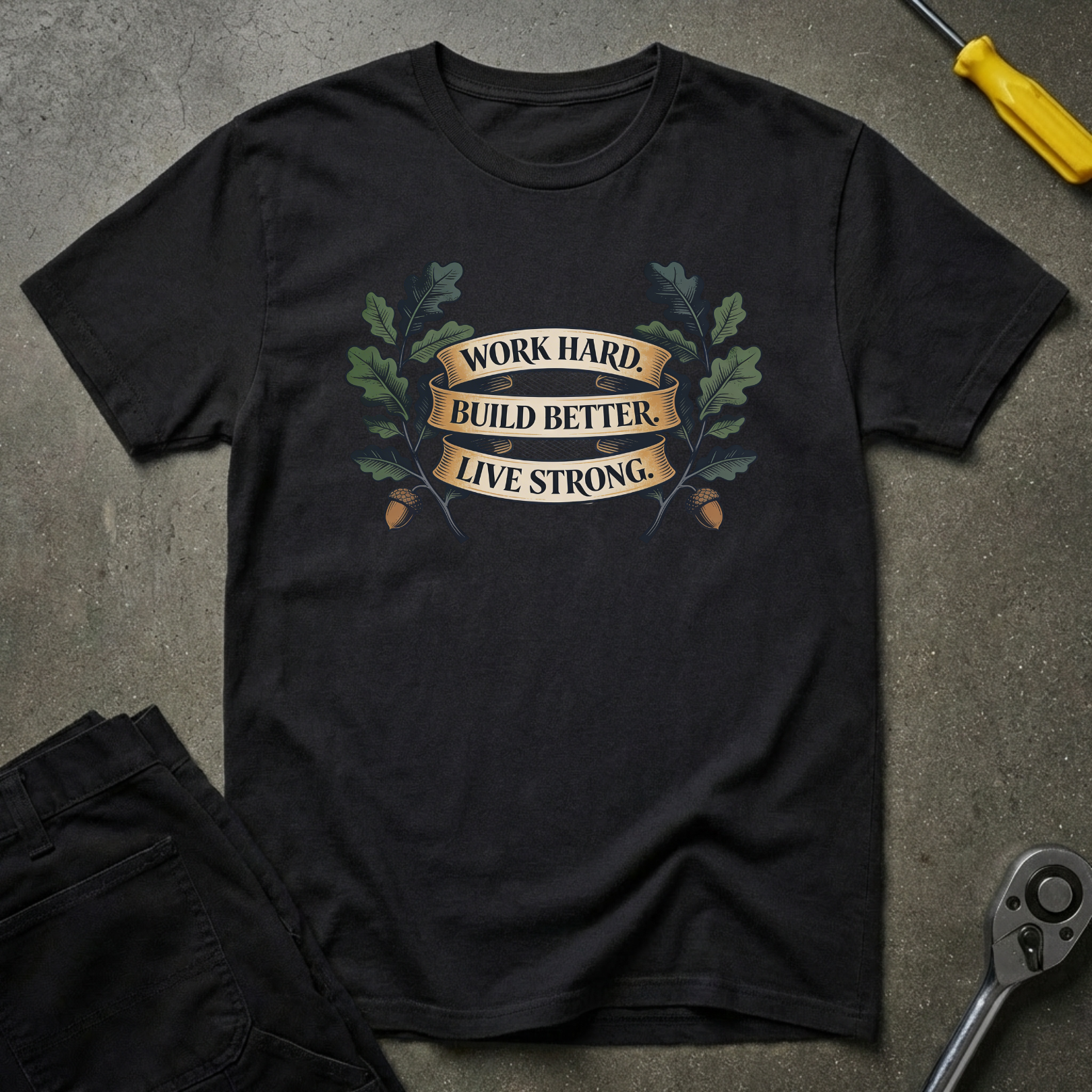Work Hard Oak T-Shirt