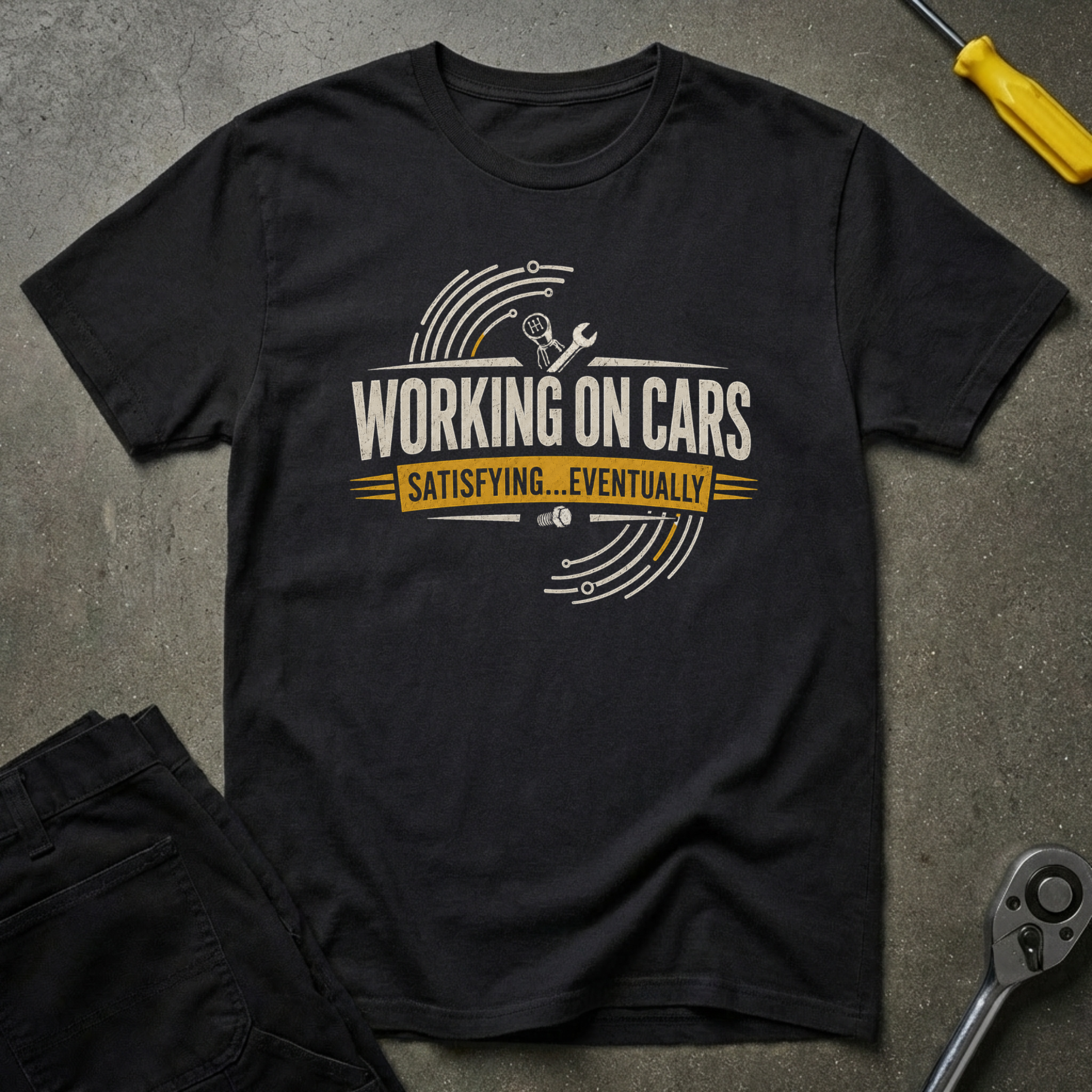 Working On Cars T-Shirt
