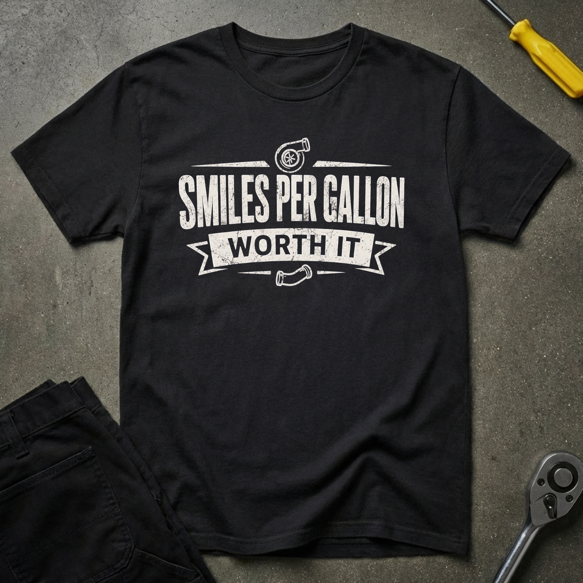 Smiles Per Gallon T-Shirt