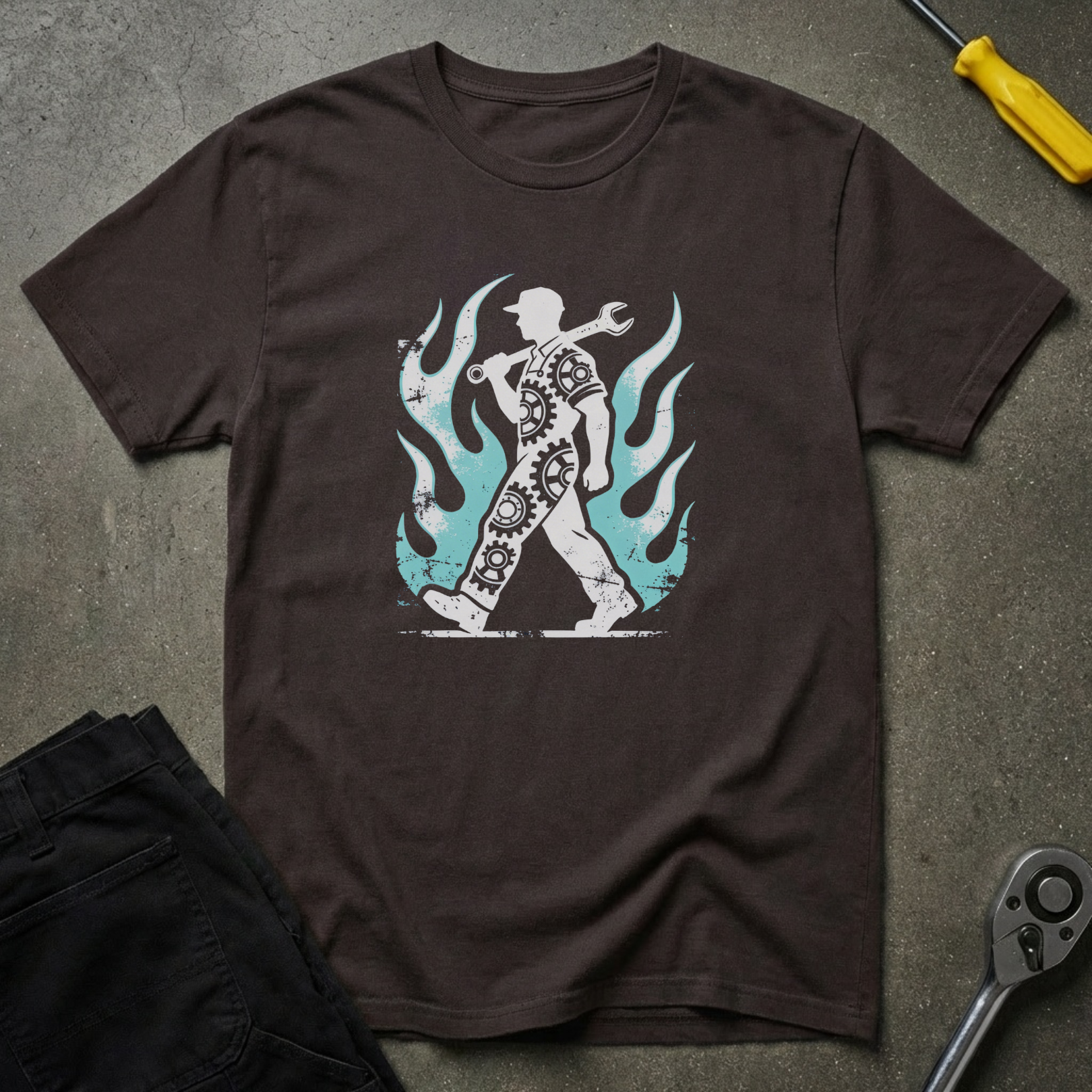 Burning Mechanic T-Shirt