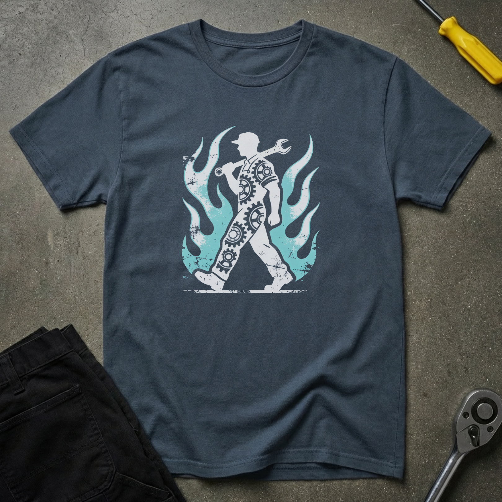 Burning Mechanic T-Shirt