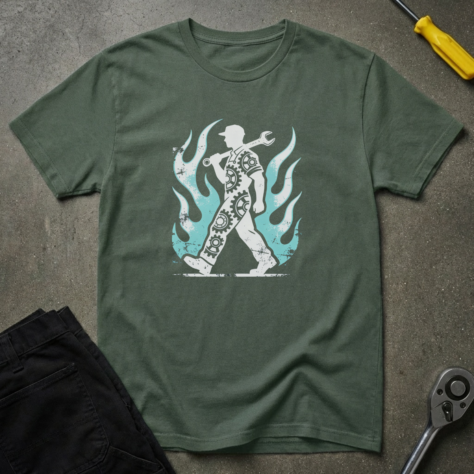 Burning Mechanic T-Shirt
