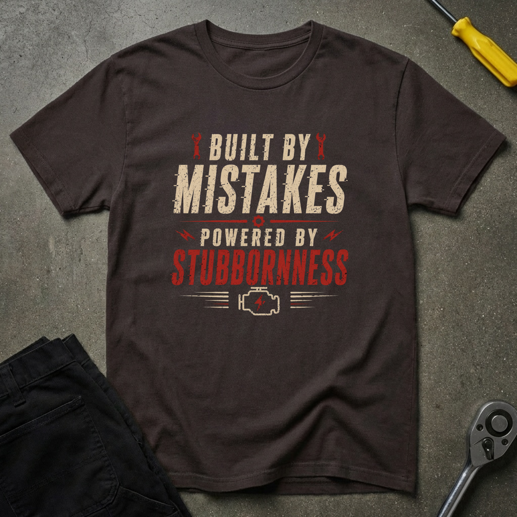 Powered By Stubborness T-Shirt