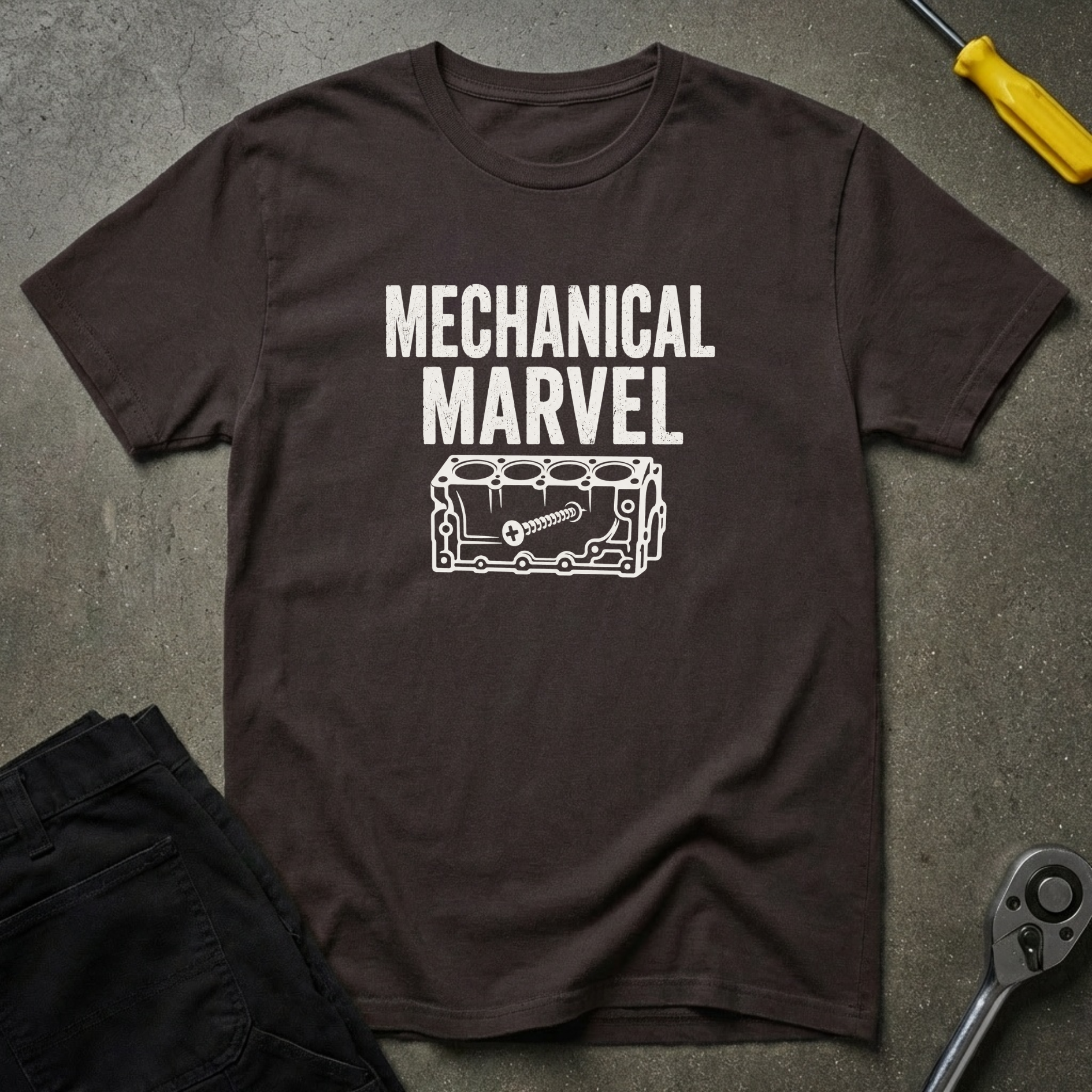 Wood Screw Marvel T-Shirt