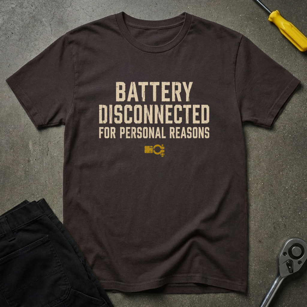 Battery Disconnected T-Shirt
