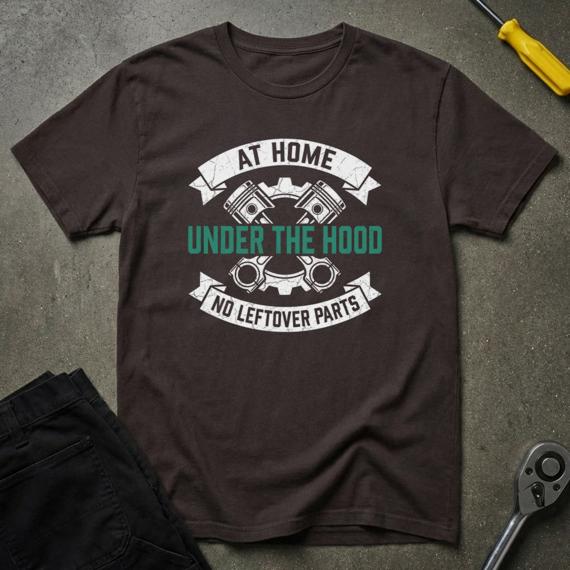 At Home Under T-Shirt