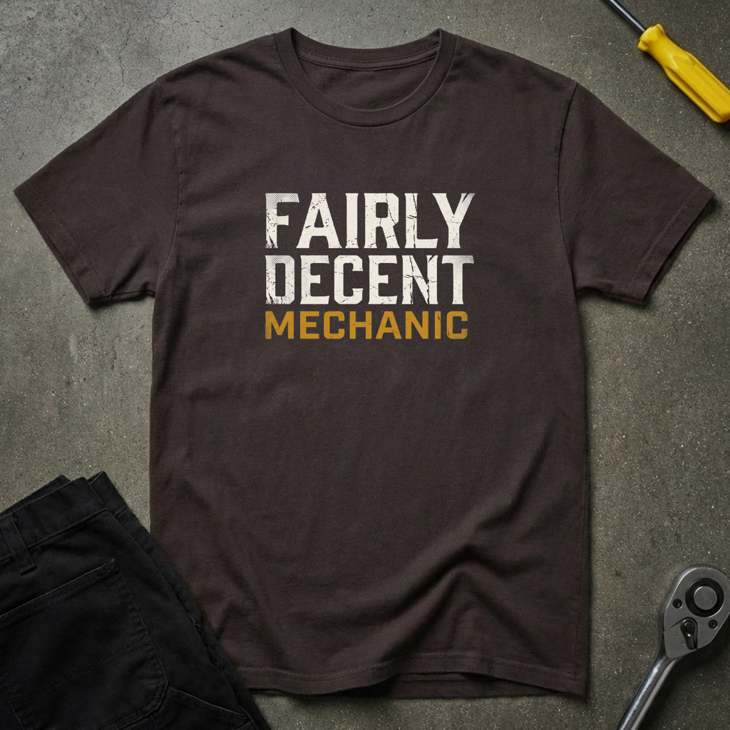 Fairly Decent Mechanic O T-Shirt