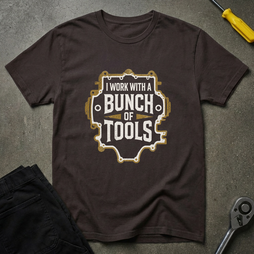 I Work With T-Shirt