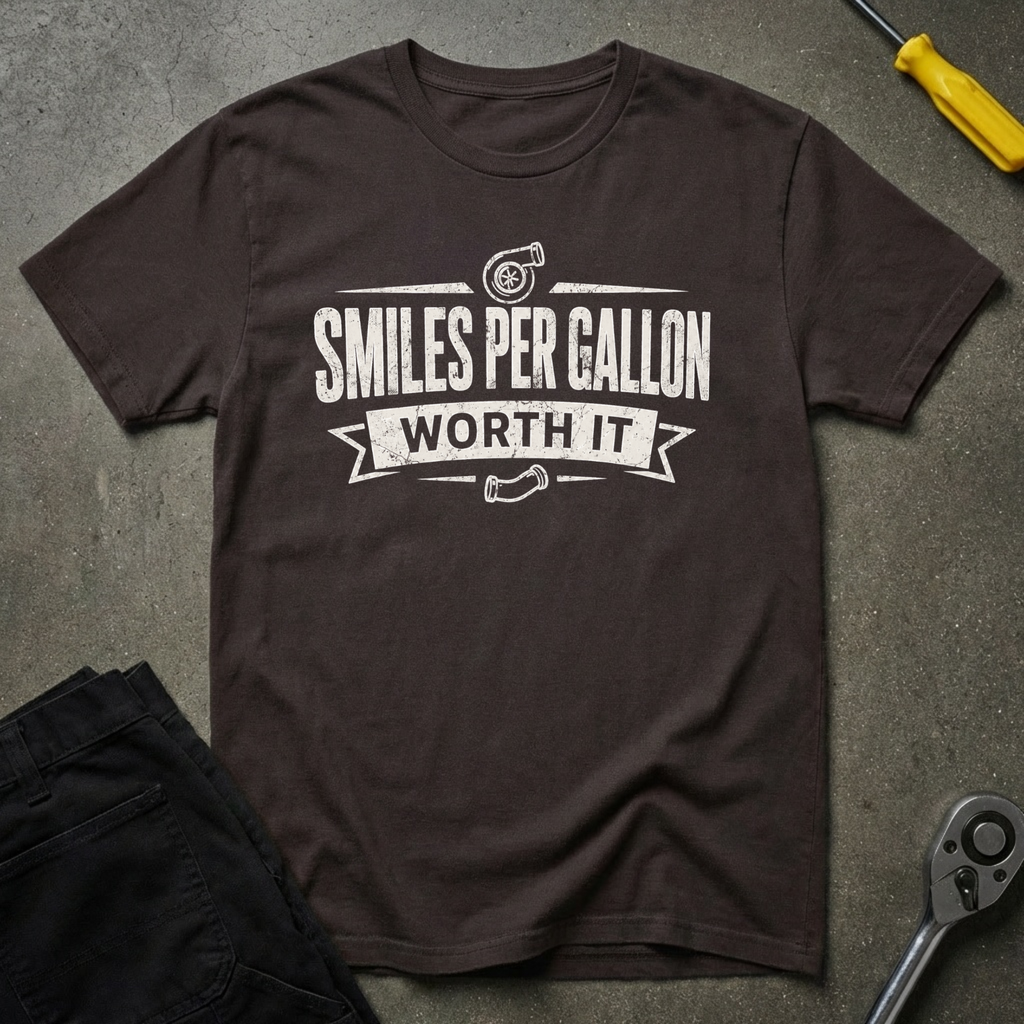 Smiles Per Gallon T-Shirt
