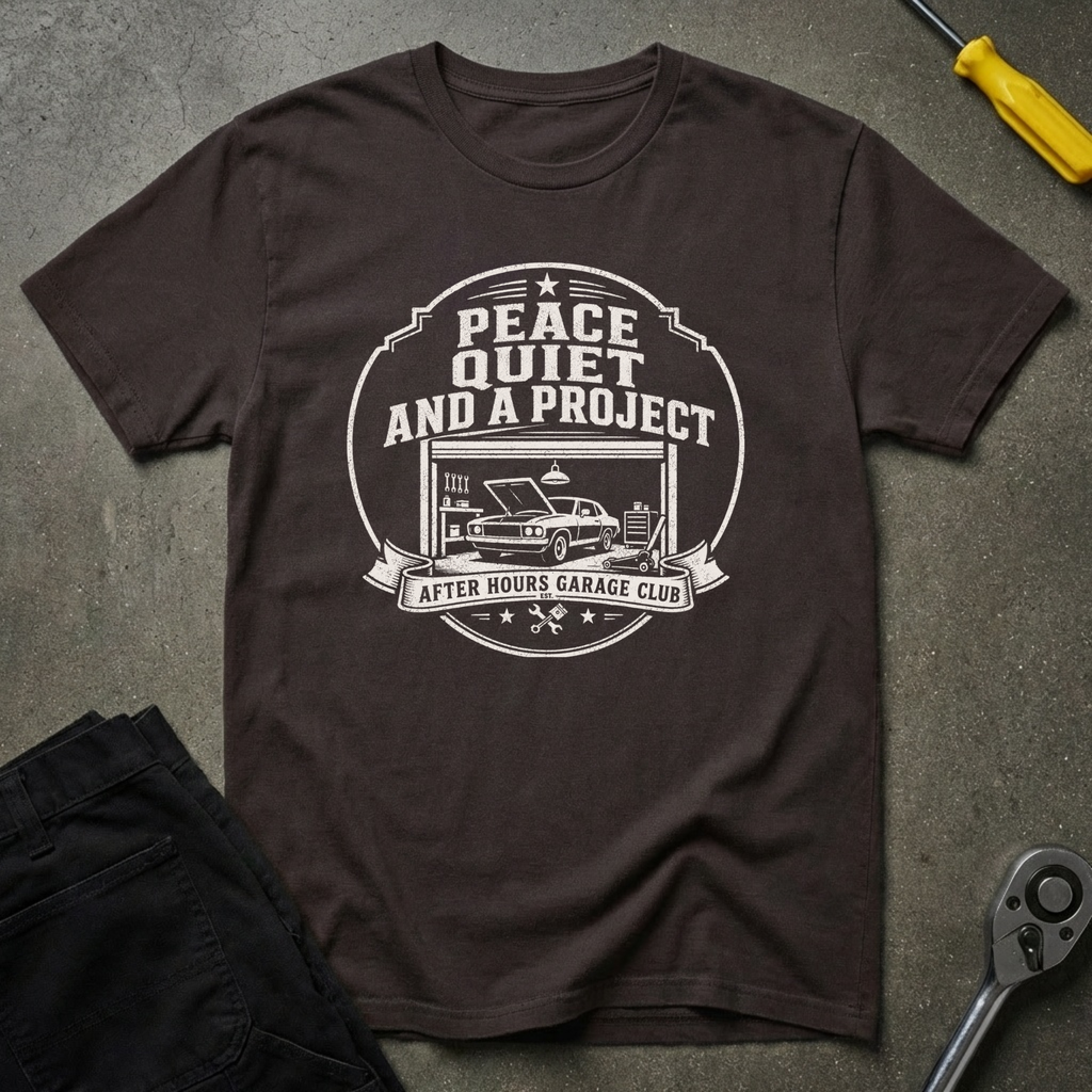 Peace, Quiet And T-Shirt