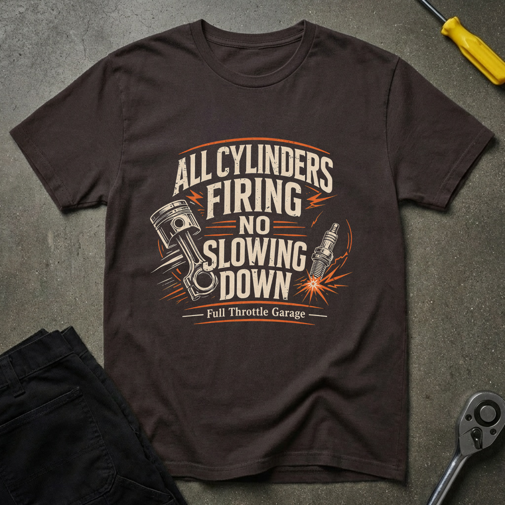 All Cylinders Firing T-Shirt