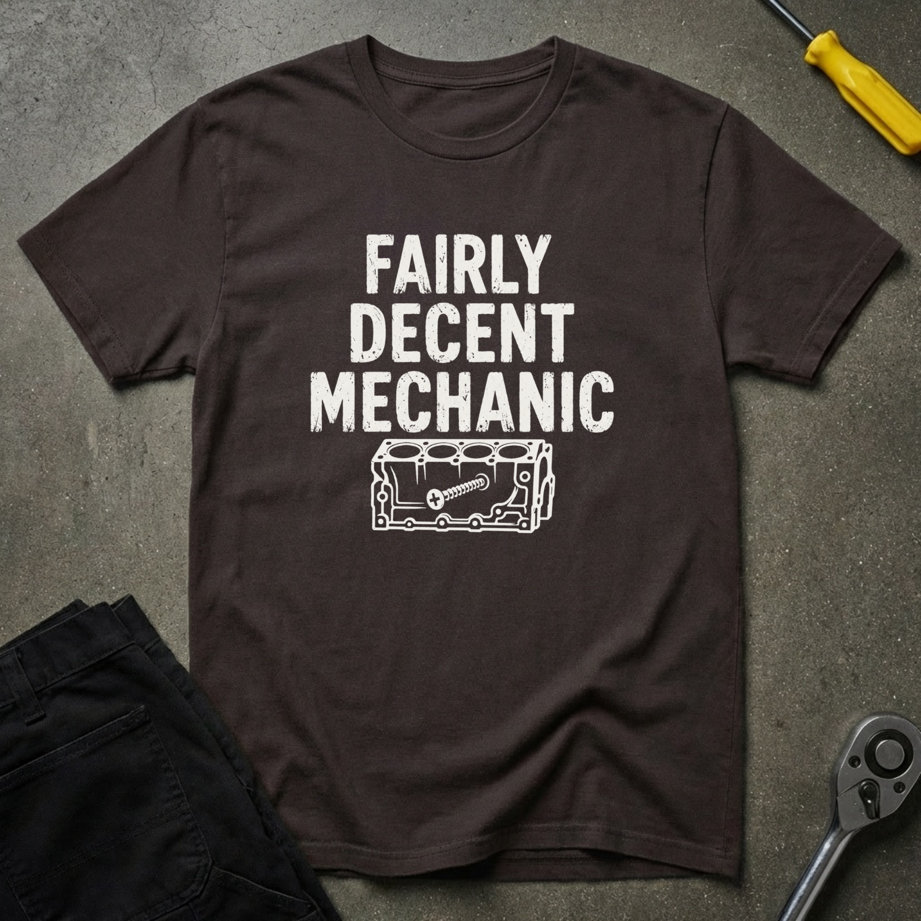 Wood Screw Mechanic T-Shirt