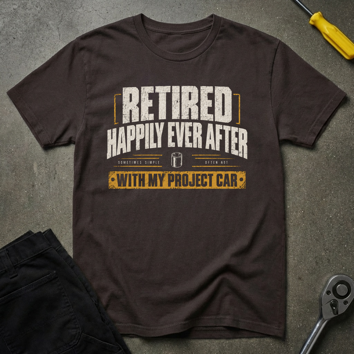 Retired Happily T-Shirt