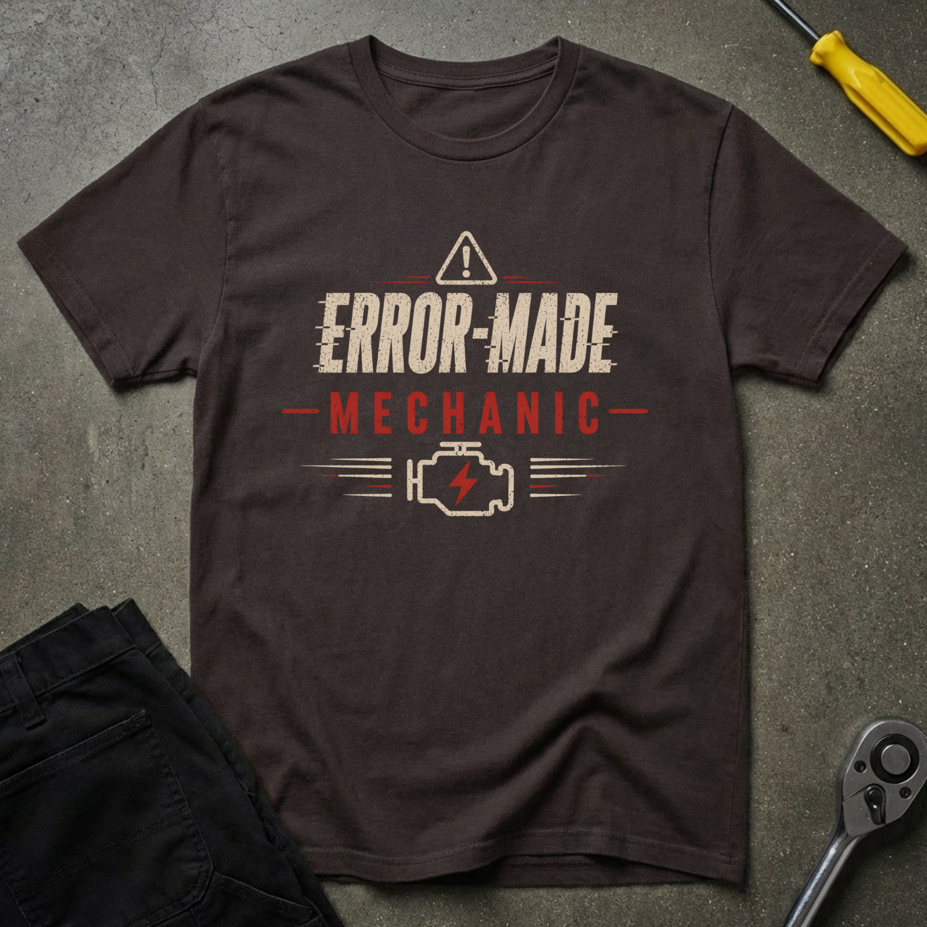 Error-Made Mechanic T-Shirt