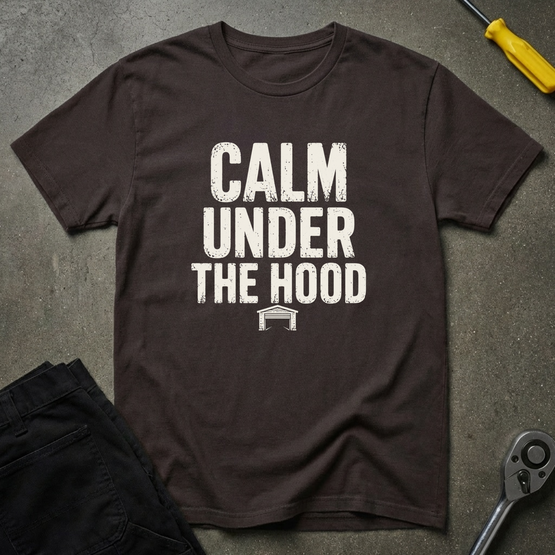 Calm Under The T-Shirt