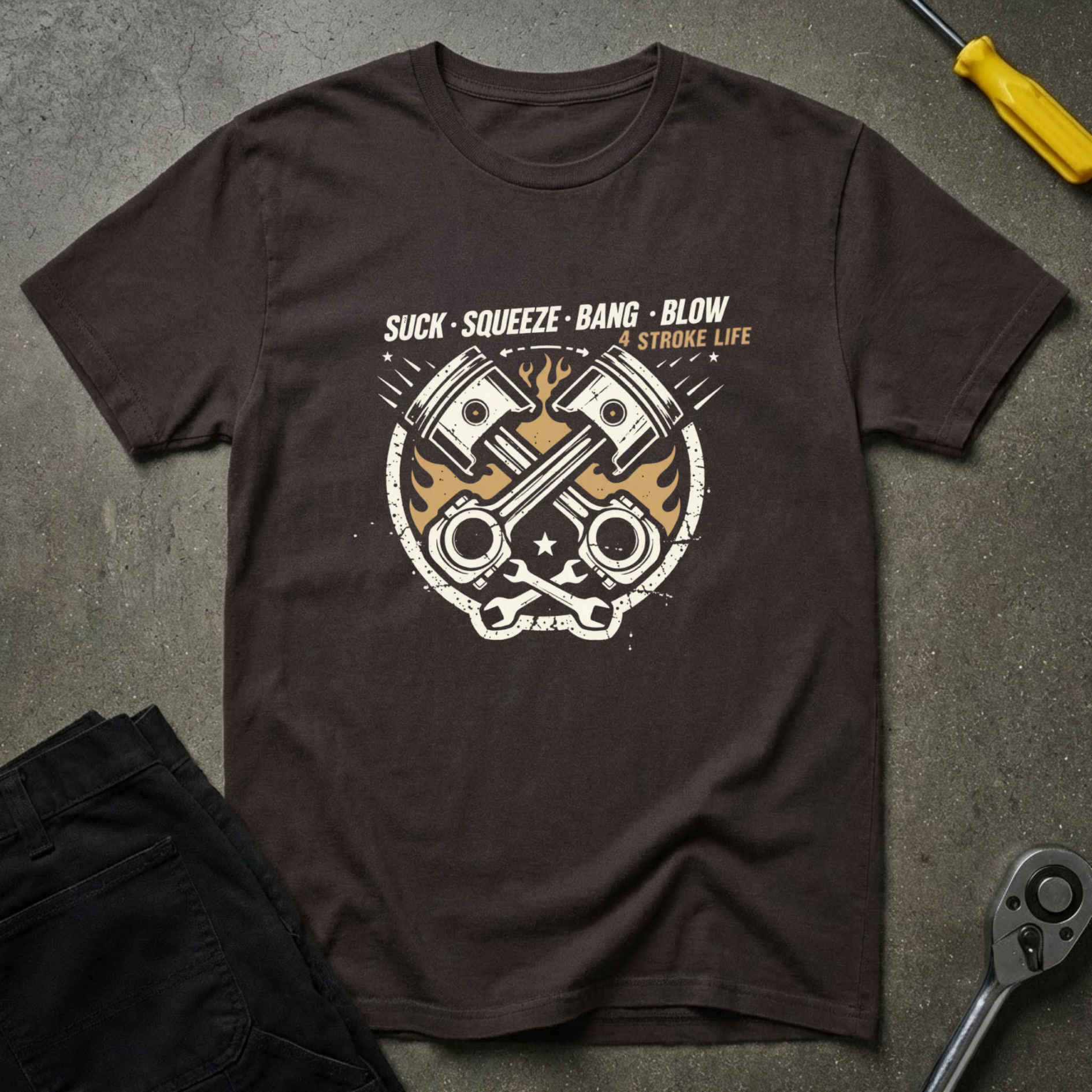 4 Stroke Life T-Shirt
