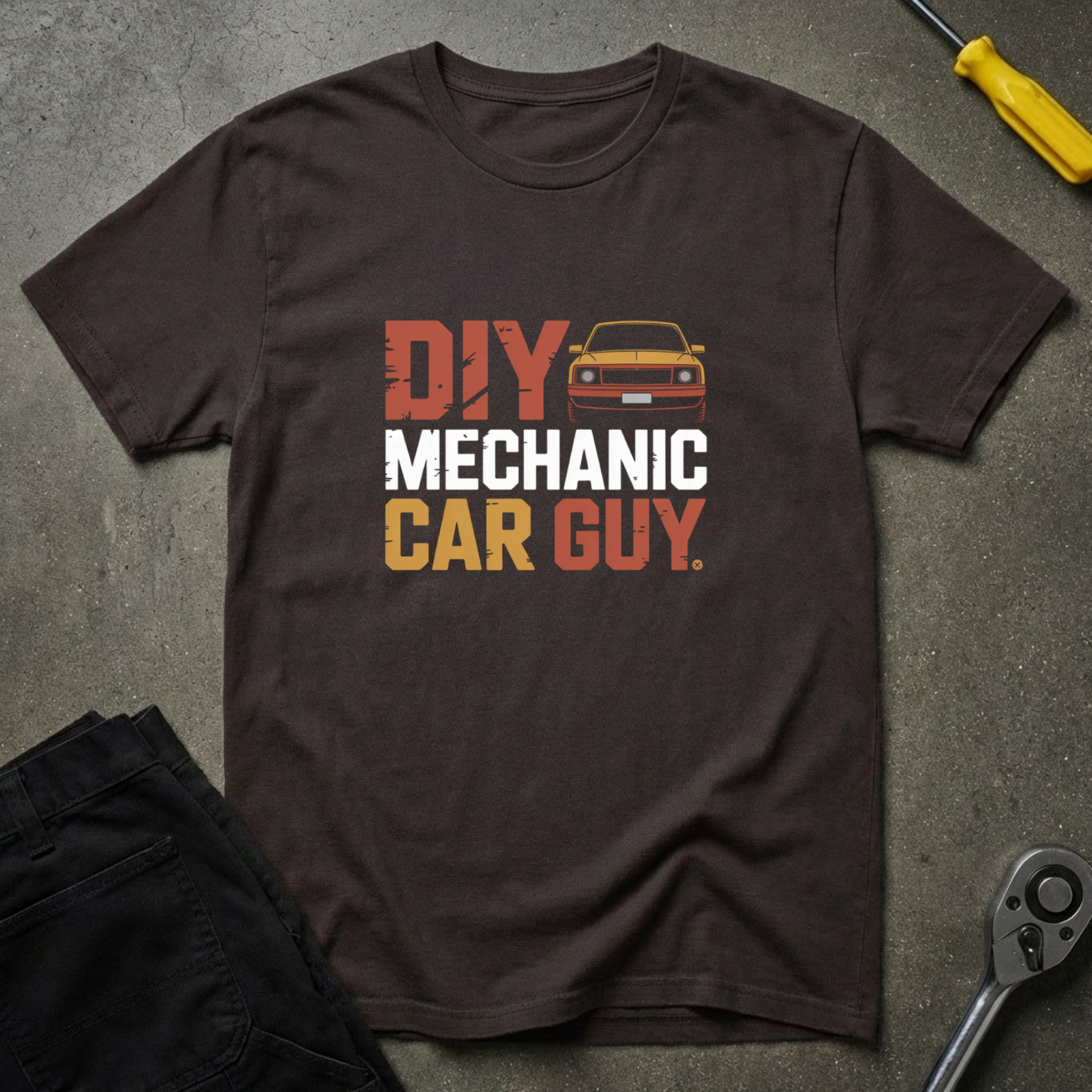 DIY Mechanic Car T-Shirt