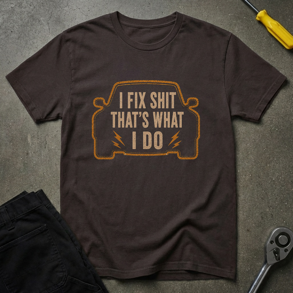 I Fix Shit Car T-Shirt
