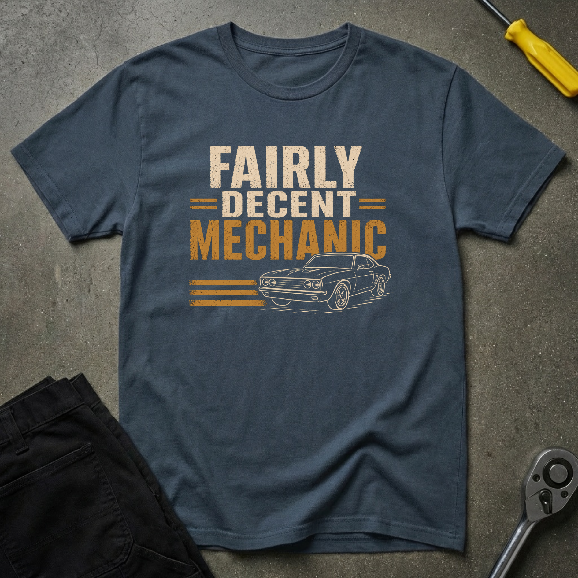 Fairly Decent, w/Car T-Shirt