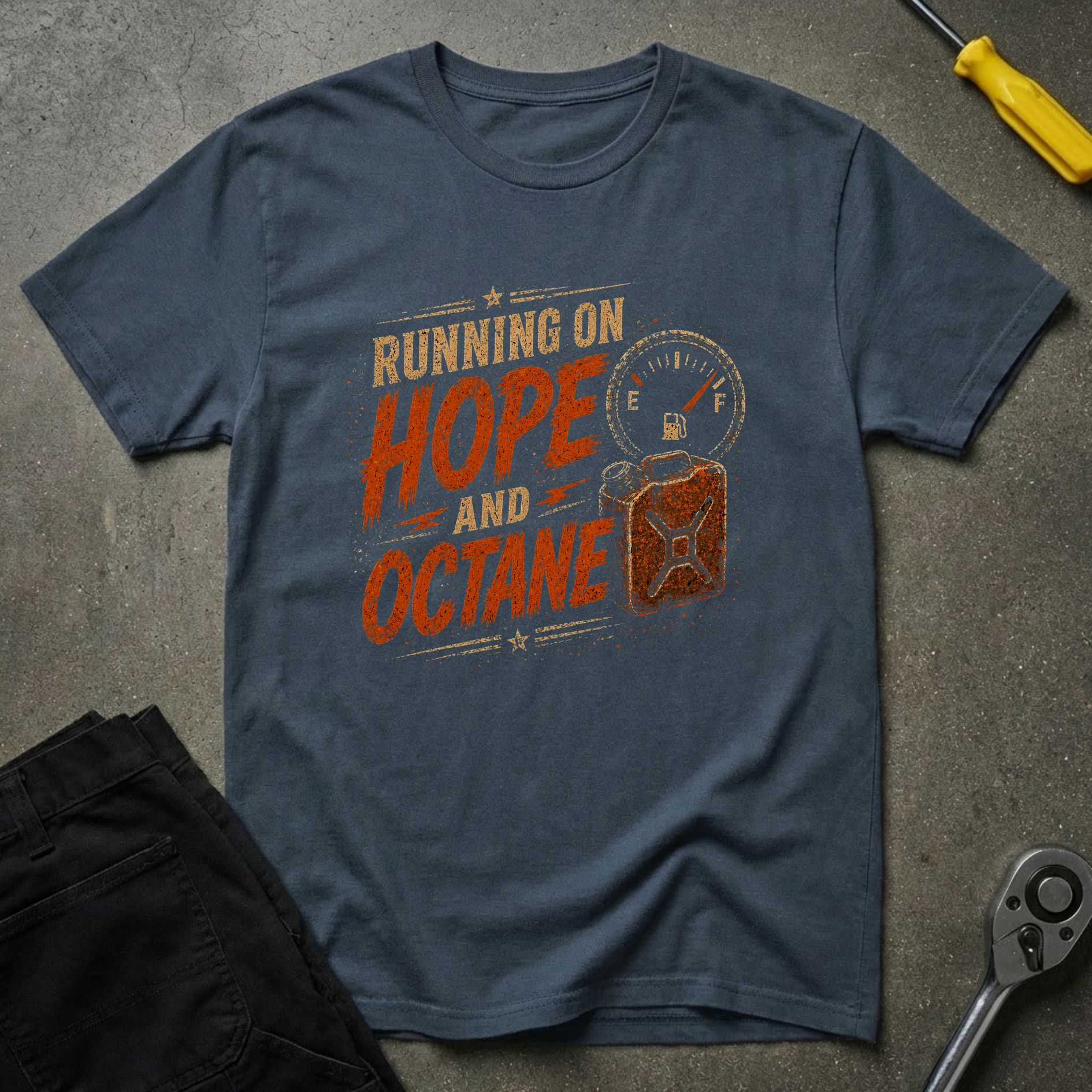 Running On T-Shirt