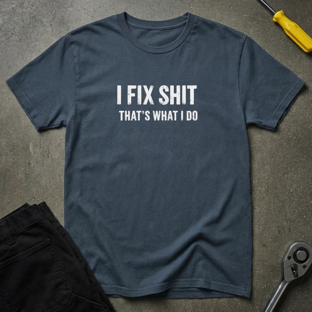 I Fix Shit W T-Shirt
