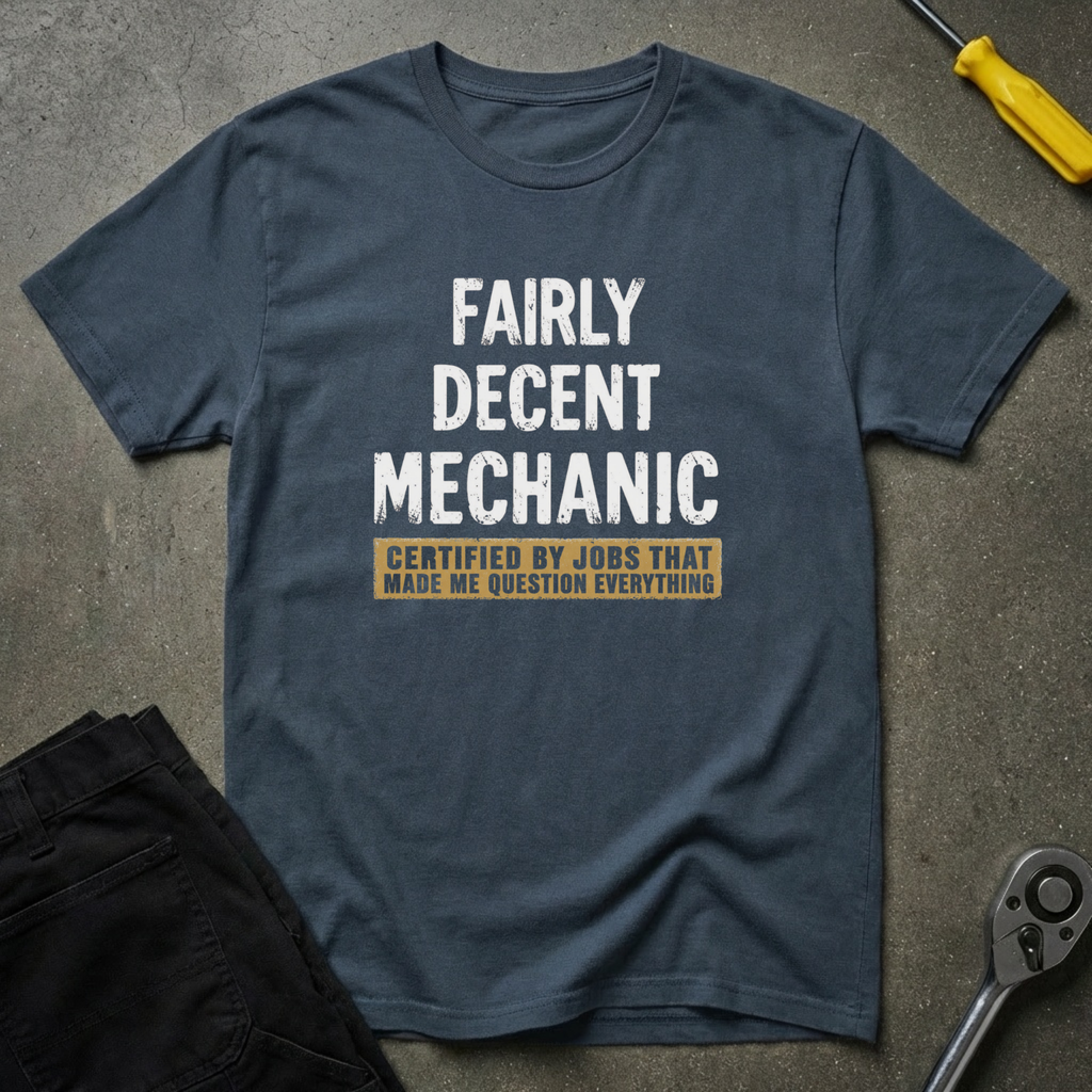 Fairly Decent... Certified Y T-Shirt