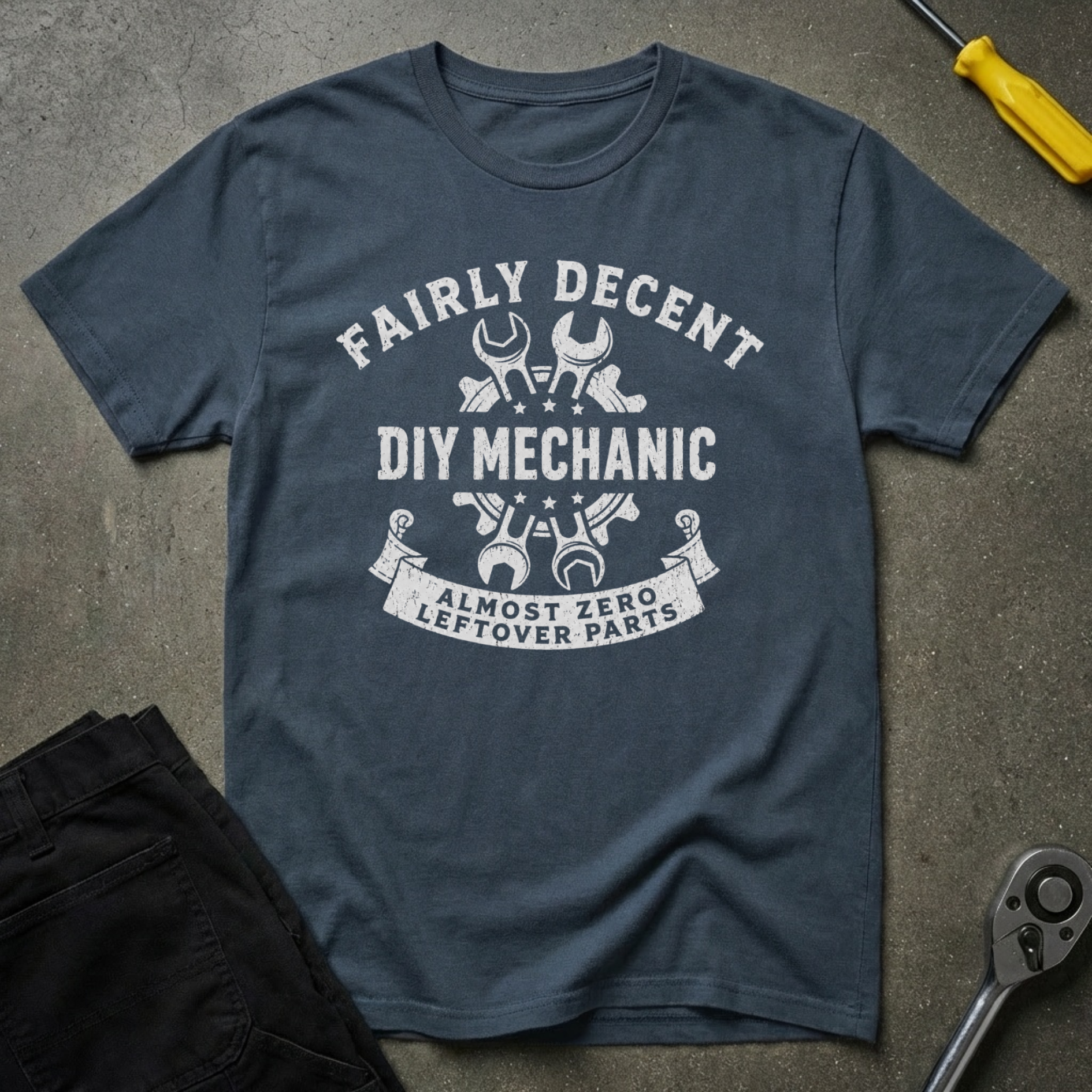 Decent DIY Mechanic T-Shirt