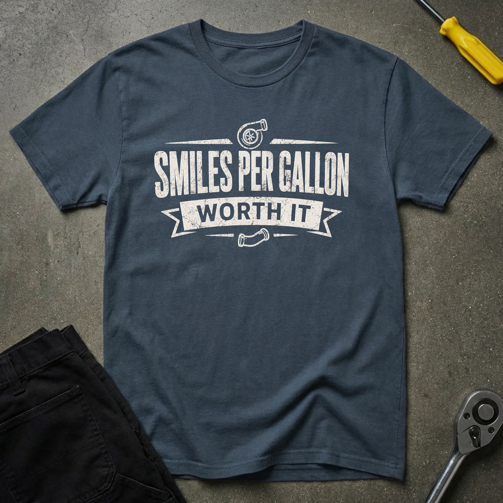 Smiles Per Gallon T-Shirt
