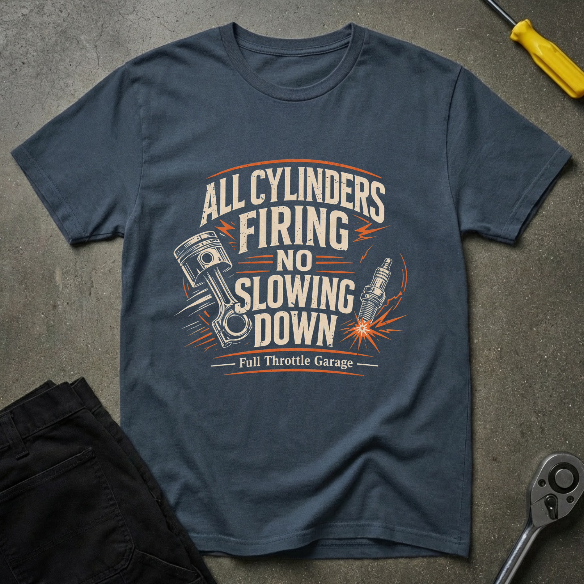 All Cylinders Firing T-Shirt