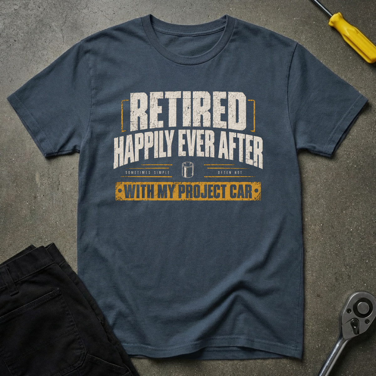 Retired Happily T-Shirt