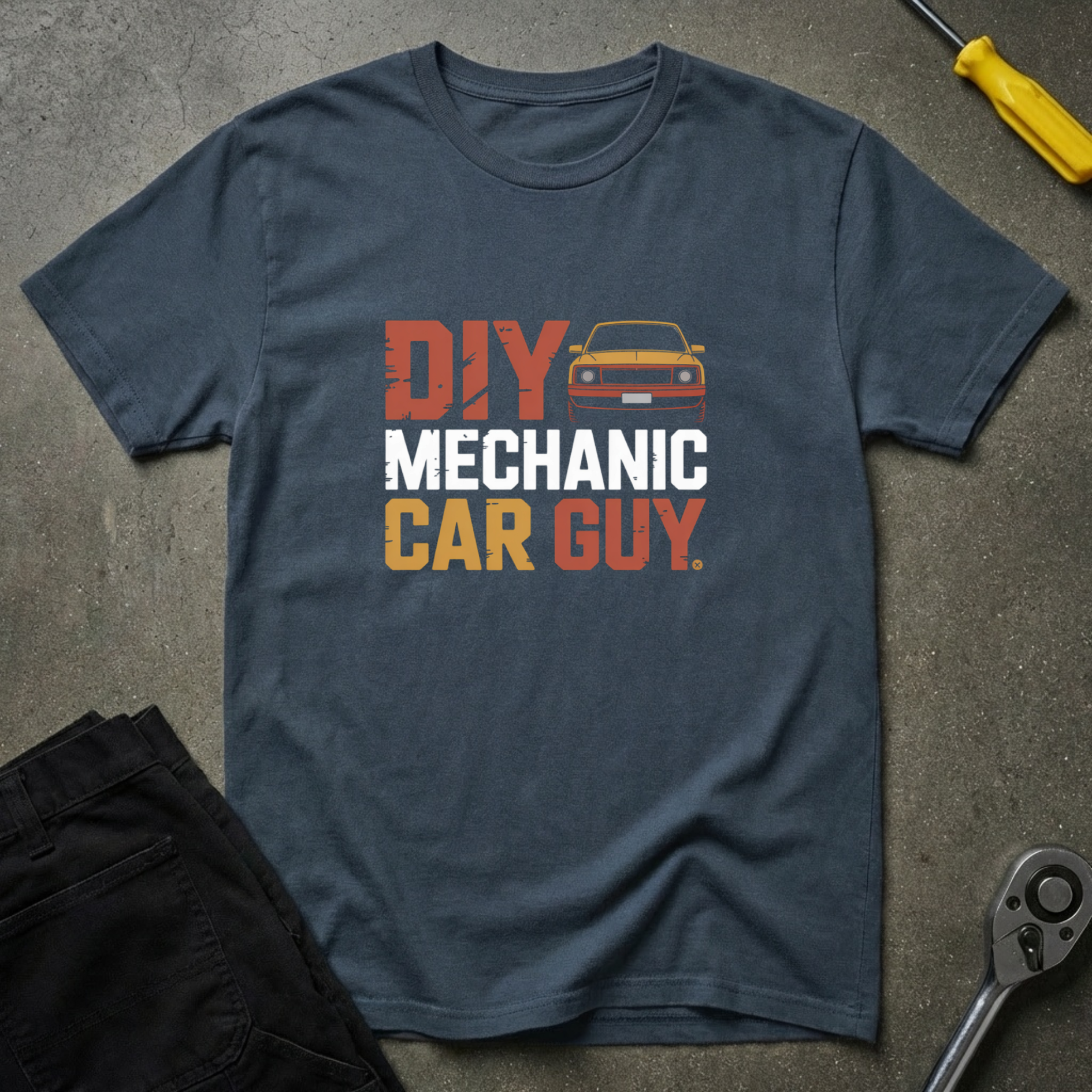 DIY Mechanic Car T-Shirt