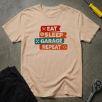 Eat Sleep Garage T-Shirt