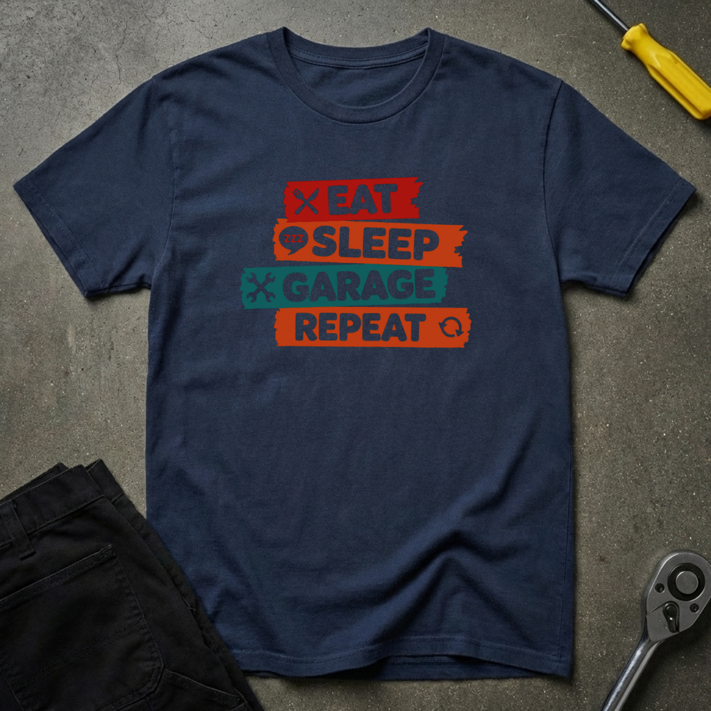 Eat Sleep Garage T-Shirt