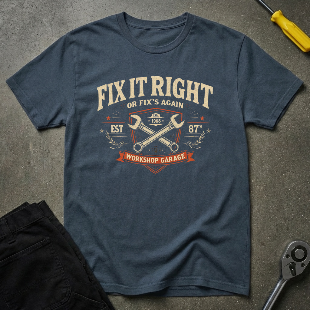 Fix It Right Or Fix It Again V T-Shirt