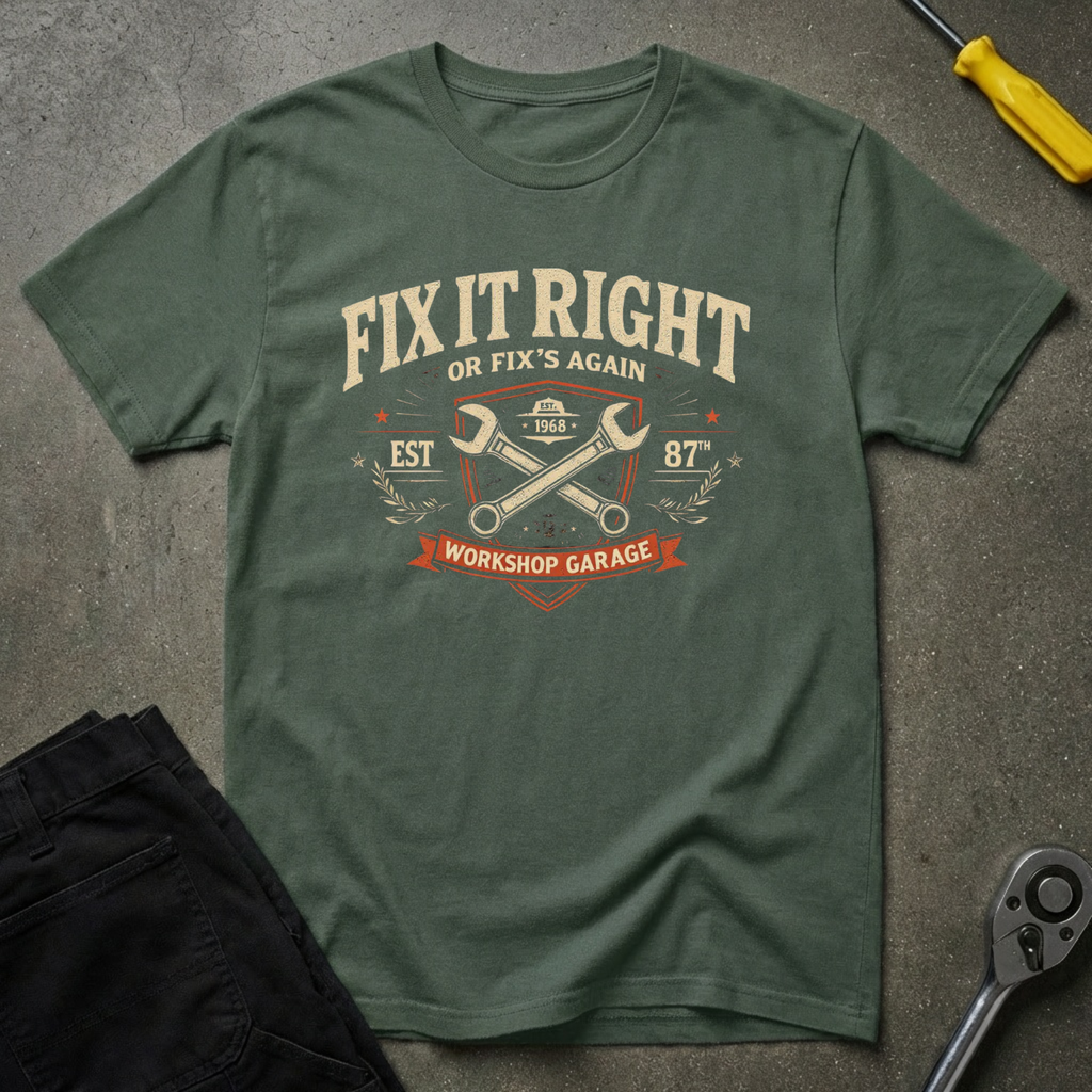 Fix It Right Or Fix It Again V T-Shirt