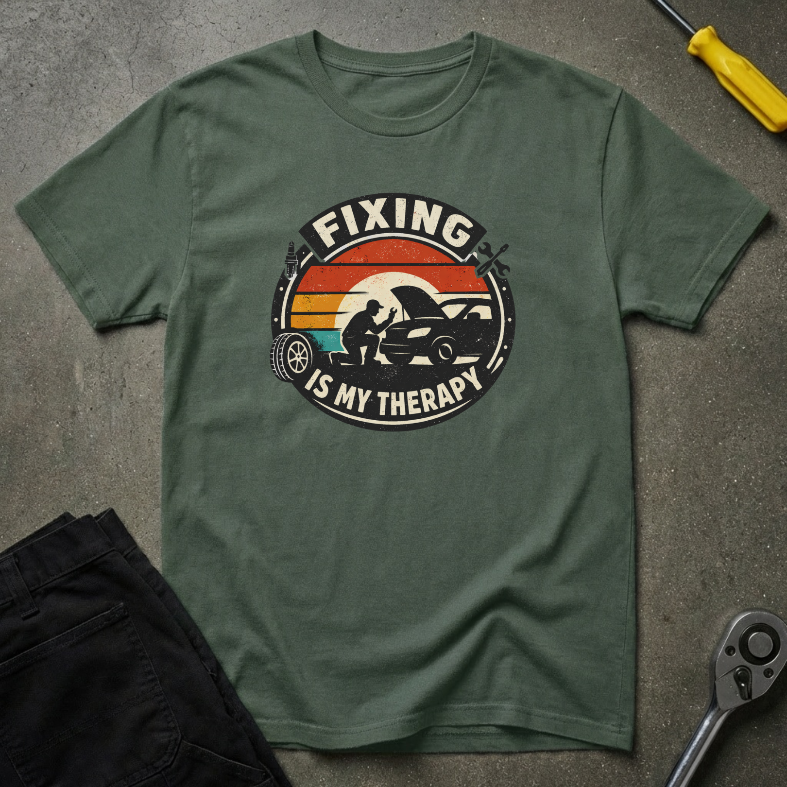 Fixing Is Therapy T-Shirt