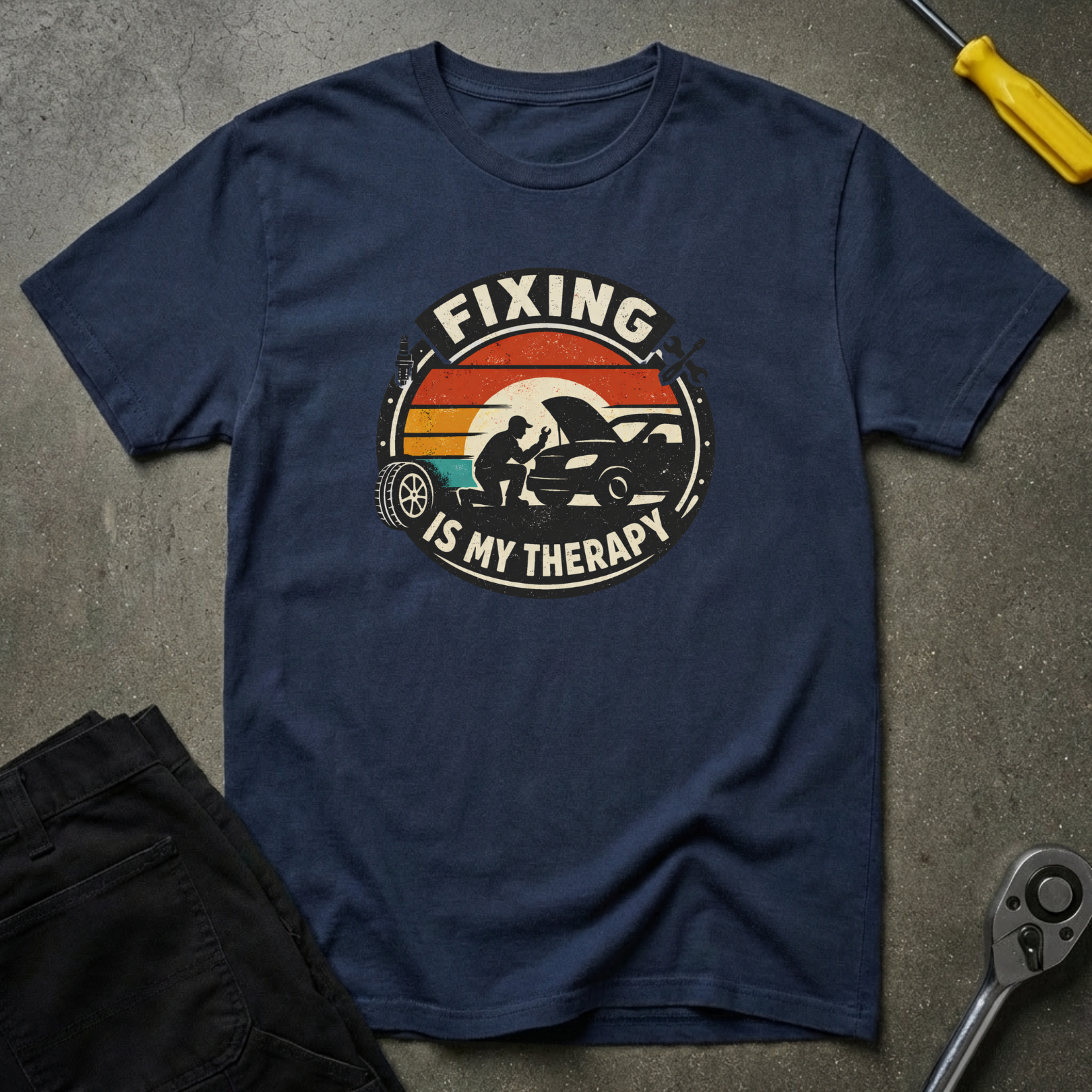Fixing Is Therapy T-Shirt