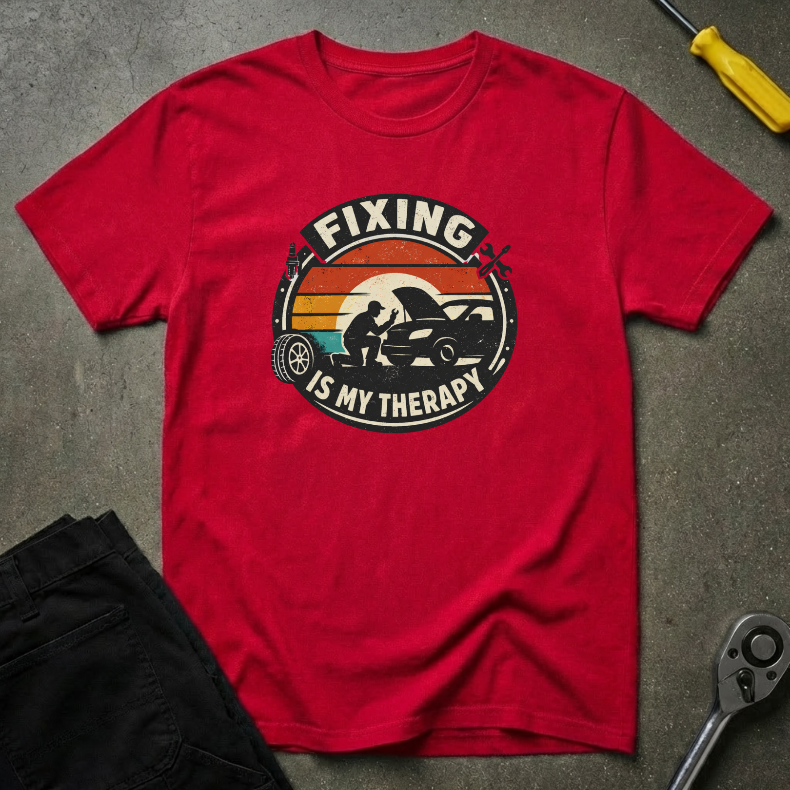 Fixing Is Therapy T-Shirt